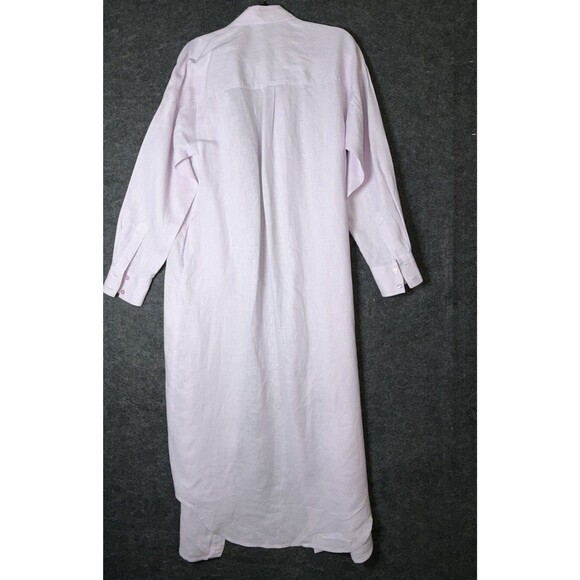 Favorite Daughter Women's 100% Linen Maxi Shirt Dress  Size Small - Picture 10 of 10